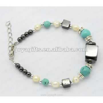 Moda pulseira pearl ball